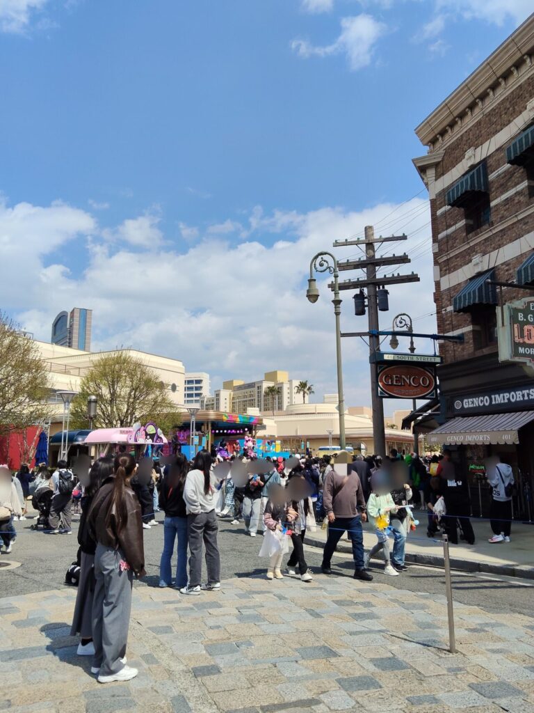 春休みのクロミライブの混雑の様子